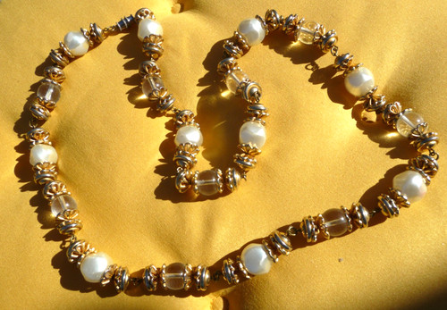 Collier vintage annees - collier,