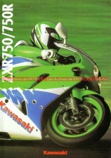 KAWASAKI ZXR 750 ZXR 750 R 1993-1995 Publicité Brochure Dépliant Moto #0222#