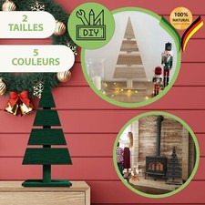 be4nature Sapin Bois Alternative Sapin de Noël Décoration Sapins en Bois Petit