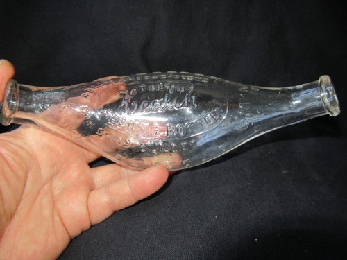 Rare ancien biberon - verre, the