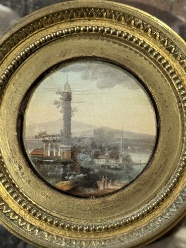 Miniature peinture fixée - ,