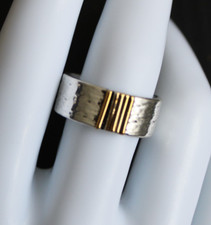 bague  argent 925  taille 7  France 54.4 = 17.3  mm