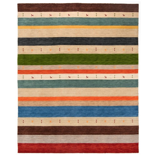 Tapis indien moderne fait - tapis, main