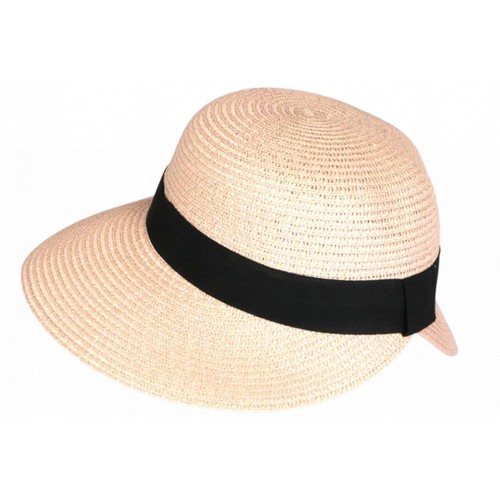 Chapeau paille femme rose - chapeau,