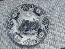 Assiette parlante ancienne