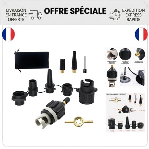 Adaptateur gonfleur paddle - adaptateur,
