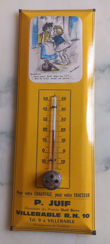 Thermomètre publicitaire - thermomètre,