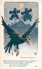 B501 NENETTE & RINTINTIN Lucky wool dolls by moonlight war 14-18 military satire