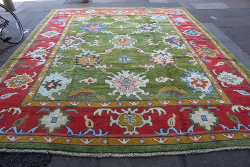 Tapis tissé main oushak - tissé,