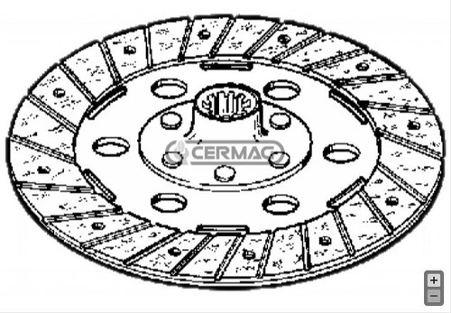 Disque embrayage rigide - disque, pour