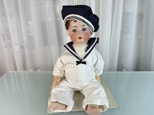 Poupée d'artiste ancienne tête porcelaine poupée 45 cm. État voir photo