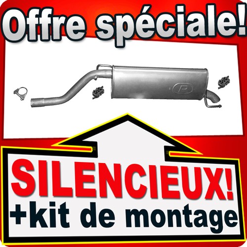 Silencieux arriere pour - silencieux,