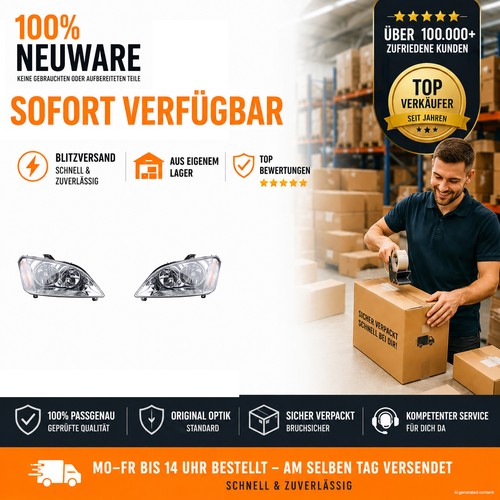 Phares kit halogène convient - phares,