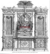 Armoury, or Porte-Fusils, by Jules Fossey; Original Antique c1860 Print 699/26