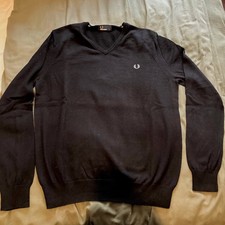 Pull noir FRED PERRY merino