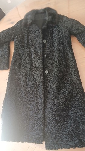 Manteau fourrure astrakan - manteau, d'astrakan