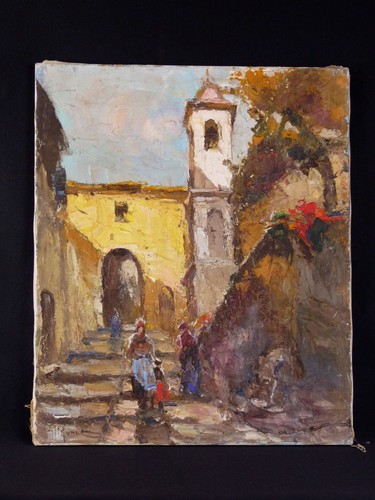 Huile sur toile - ,