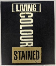 Living Colour Stained 1993 90s Vintage 1 Piece Promo Proof Sample Pellon
