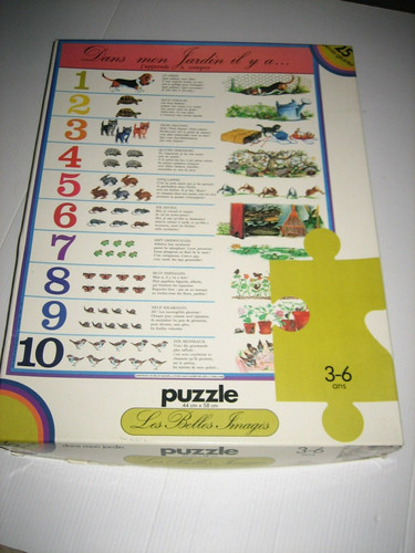 Jouet ancien grand puzzle dans - puzzle,