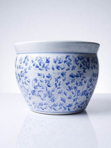 Cache pot chinois vintage - vintage, en
