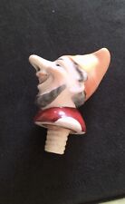 OLD BEARDED HEAD PORCELAIN BEARDED HEAD BEAK SPOUT CAP 41.5 gr