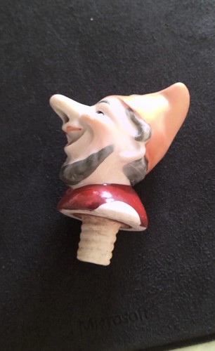 Old bearded head porcelain - old,