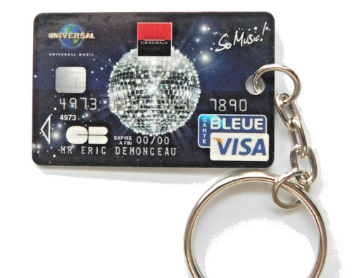 Porte clés carte - porte-clés,
