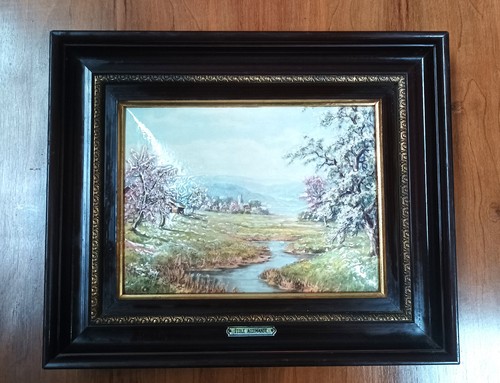 Tableau émaux plaque