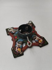 Pied De Sapin En Fonte Réglable Support Arbre De Joyeux Noël Merry Christmas