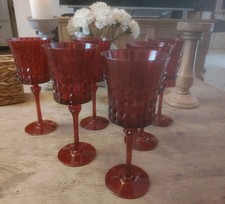 6 verres à eau  en cristal d