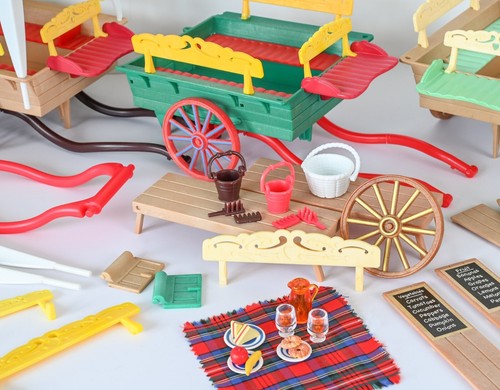 Sylvanian cart spares pony - sylvanian,