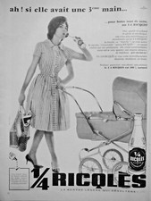 1/4 RICQLES LIGHT MINT QUENCHING FLAVOR ADVERTISEMENT - PRAM STROLLER