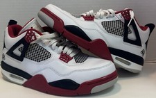 Nike Air JORDAN IV 4 Fire Red Retro Mars Blackmon Size 9.5 Spike Lee Varsity