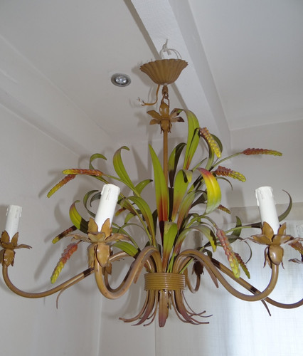 Beau lustre suspension vintage - lustre,