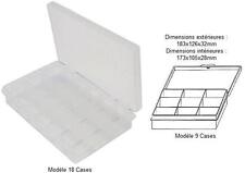 BOITE A 18 CASES PLASTIQUE