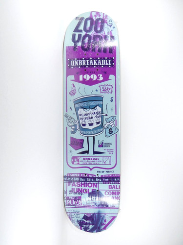 Vintage skateboard deck zoo - skateboard,
