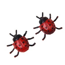 2pcs Coccinelle Coccinelle Jouet Insecte Animal Belle Enfants Décoration De La