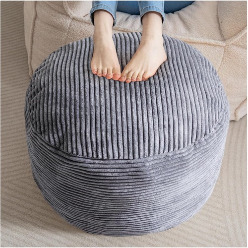 Versatile inch round pouf - 20-inch,