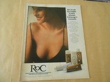 Publicité 1980  Roc la crème de bronzage  Advertising
