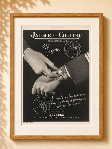 Pub jaeger lecoultre reverso - jaeger,