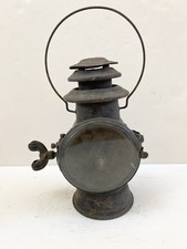 Antique Dietz Union Kerosene Driving Lamp Lantern Circa 1906 Red Glass