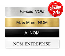 Plaque Boite aux Lettres
