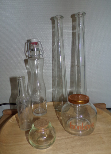 Lot verrerie flacons - lot,