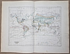 Grand planisphère physique