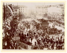 Jean Gilletta, Nice Carnival 1905, Haunted Manor Char Albumen Print 
