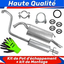 Kit de pot d'échappement pour Toyota Yaris Verso 1 I P2 Van 1.3 1.5 (1999-2005)