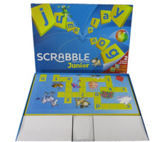 Scrabble Junior 2 Levels of Play Brand Crossword Game Ages 6-10 2012 Mattel Game