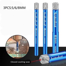 3x Bleu Céramique Carrelage