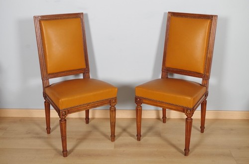 Paire chaises style louis - chaises,