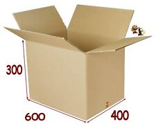 lot de 10 boîtes emballage carton 600 X 400 X 300 mm DD
